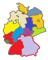 Karte von Deutschland