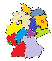 Karte von Deutschland