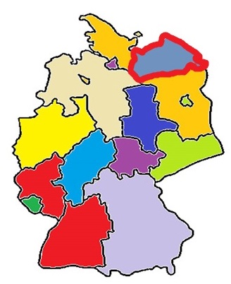 Karte von Deutschland