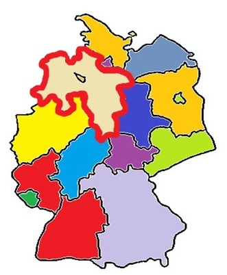 Karte von Deutschland