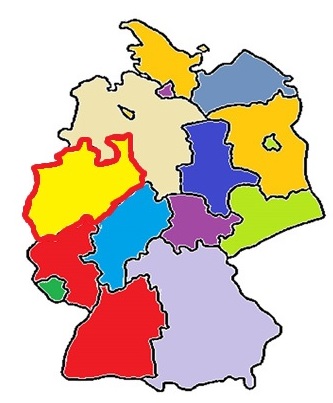 Karte von Deutschland