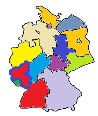 Karte von Deutschland