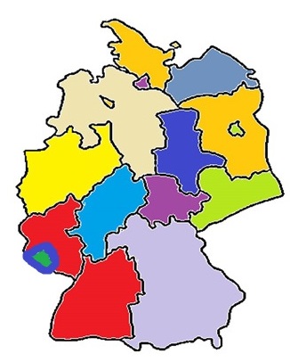 Karte von Deutschland