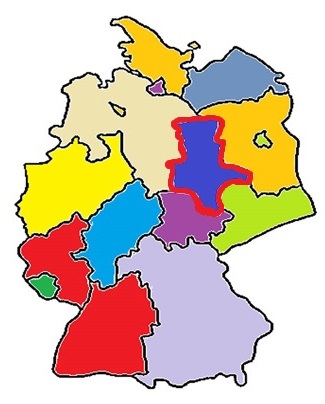 Karte von Deutschland