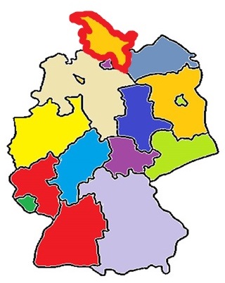 Karte von Deutschland