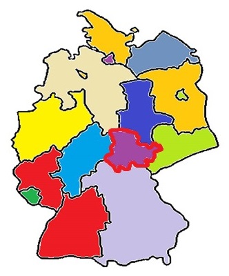 Karte von Deutschland